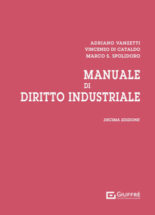copertina Manuale di diritto industriale