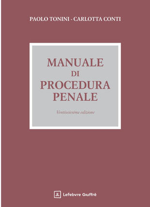 copertina Manuale di procedura penale