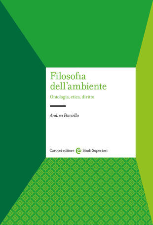 copertina Filosofia dell'ambiente. Ontologia, etica, diritto