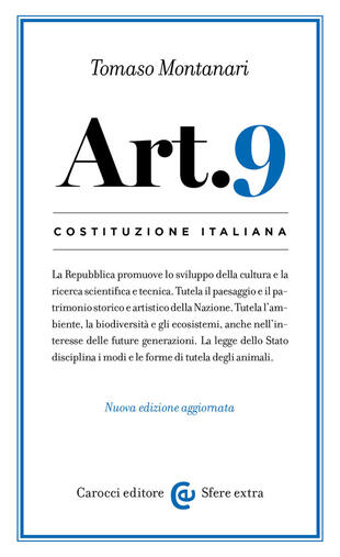 copertina Costituzione italiana: articolo 9. Nuova ediz.