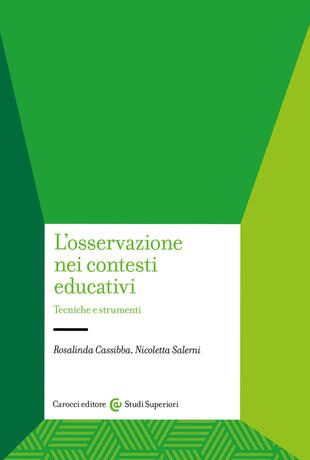 copertina L'osservazione nei contesti educativi. Tecniche e strumenti
