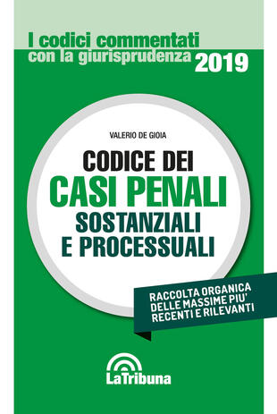 copertina Codice dei casi penali sostanziali e processuali