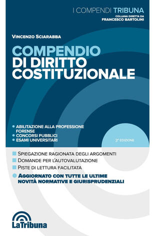 copertina Compendio di diritto costituzionale
