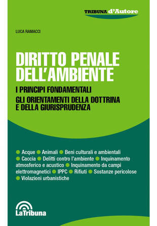 copertina Diritto penale dell'ambiente