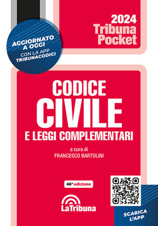 copertina Codice civile e leggi complementari. Con App Tribunacodici