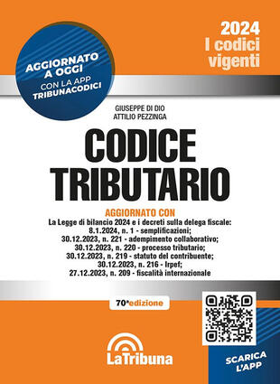 copertina Codice tributario. Con App Tribunacodici