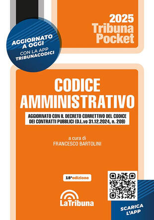 copertina Codice amministrativo. Con App Tribunacodici