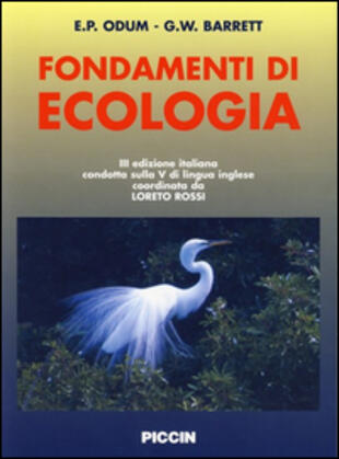 copertina Fondamenti di ecologia. Ediz. italiana e inglese