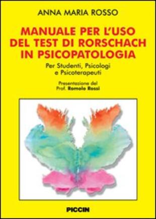 copertina Manuale per l'uso del test di Rorschach in psicolpatologia