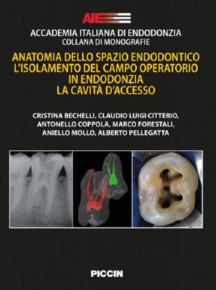 copertina Anatomia dello spazio endodontico. L'isolamento del campo operatorio in endodonzia. La cavità d'accesso