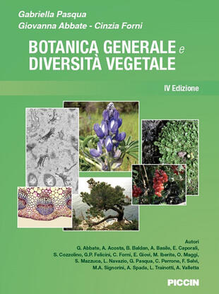 copertina Botanica generale e diversità vegetale