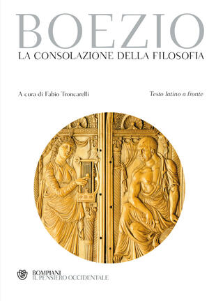 copertina La consolazione della filosofia. Testo latino a fronte
