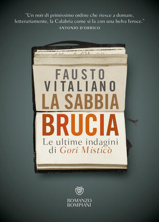 copertina La sabbia brucia. Le ultime indagini di Gori Misticò