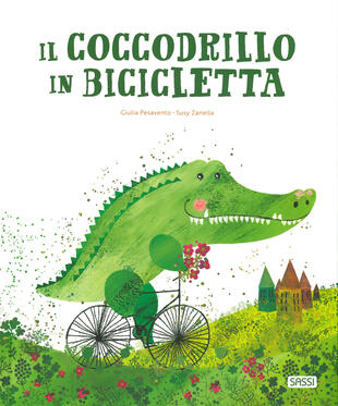copertina Il coccodrillo in bicicletta. Ediz. a colori