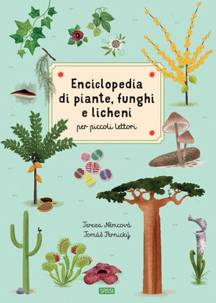 copertina Enciclopedia di piante, funghi e licheni per piccoli lettori