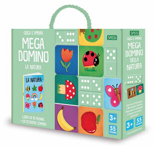 copertina Natura. Mega-domino. Ediz. a colori. Con tessere domino
