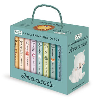 copertina Amici cuccioli. La mia prima biblioteca