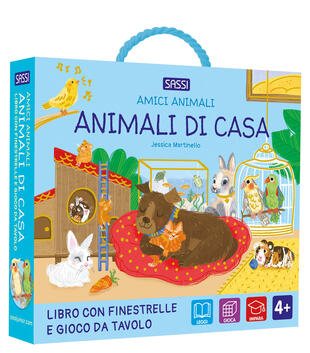 copertina Animali di casa. Amici animali. Con gioco da tavolo