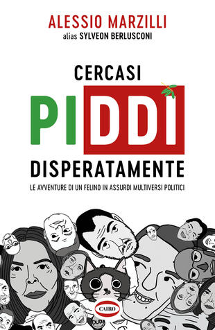 copertina Cercasi Piddì disperatamente. Le avventure di un felino in assurdi multiversi politici