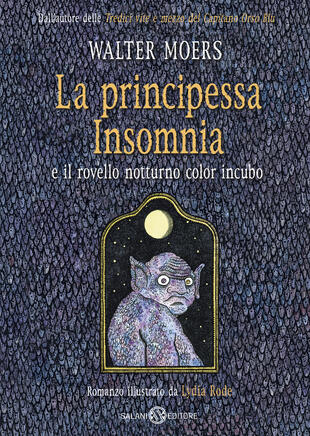 copertina La principessa Insomnia e il rovello notturno color incubo