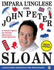 copertina Impara l'inglese con John Peter Sloan - Audiocorso definitivo per principianti (12 CD + libro)