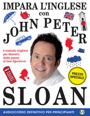 copertina Impara l'inglese con John Peter Sloan - Audiocorso definitivo per principianti (12 CD + libro)