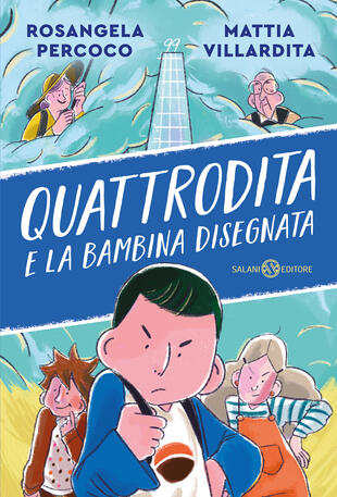 copertina Quattrodita e la Bambina Disegnata