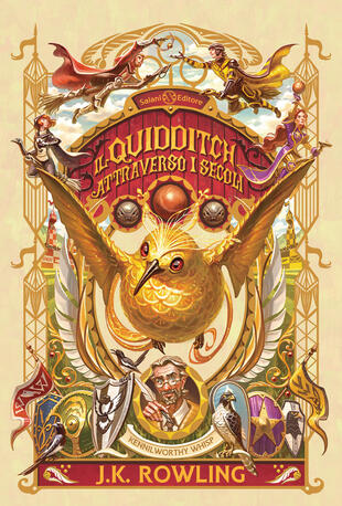 copertina Il Quidditch attraverso i secoli (illustrato da Arch Apolar)