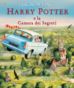 copertina Harry Potter e la Camera dei segreti - Ed. Illustrata Jim Kay