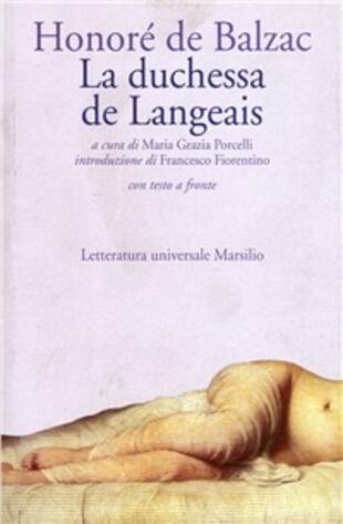 copertina La duchessa de Langeais