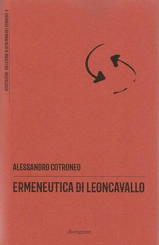copertina Ermeneutica di Leoncavallo