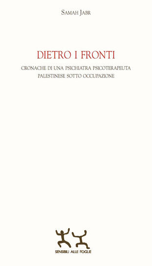copertina Dietro i fronti. Cronache di una psichiatra psicoterapeuta palestinese sotto occupazione