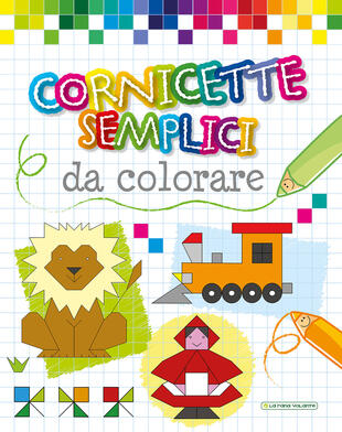 copertina Cornicette semplici da colorare. Ediz. illustrata