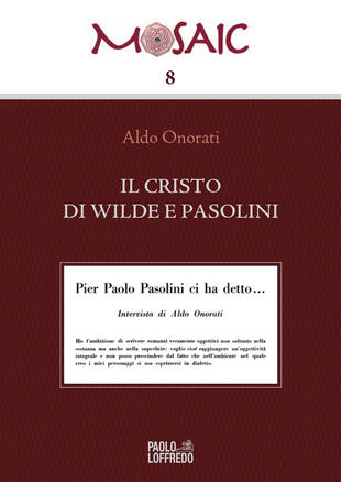 copertina Il Cristo di Wilde e Pasolini