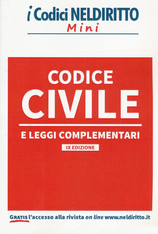 copertina Codice civile e leggi complementari