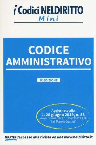 copertina Codice amministrativo
