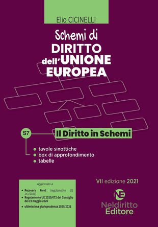 copertina Schemi di diritto dell'Unione Europea