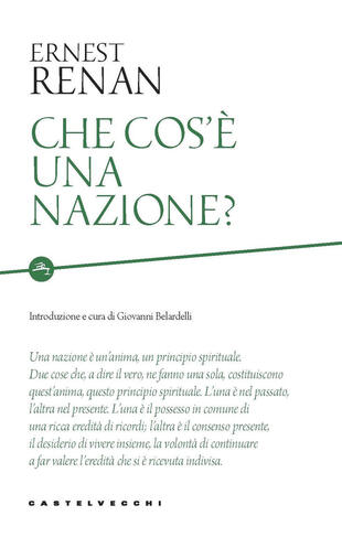 copertina Che cos'è una nazione?