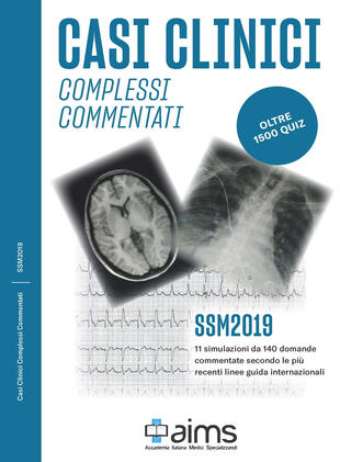 copertina Casi clinici complessi commentati. SSM 2019. Oltre 1500 quiz