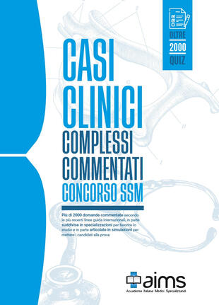 copertina Casi clinici complessi commentati. SSM 2021. Oltre 2000 quiz