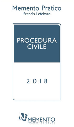 copertina Memento Procedura civile 2018