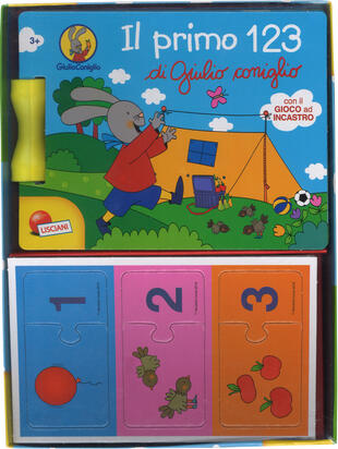 copertina Il primo 123 di Giulio Coniglio. Ediz. a colori. Con gadget
