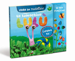 copertina La lumachina Lul&ugrave;. Storie da modellare. Ediz. a colori. Con gadget
