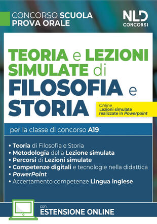 copertina Concorso Scuola. Teoria e Lezioni simulate di storia e filosofia