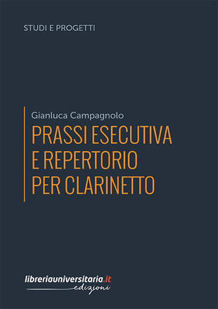 copertina Prassi esecutiva e repertorio per clarinetto