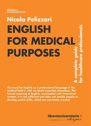 copertina English for Medical Purposes. A complete guide for healthcare professionals