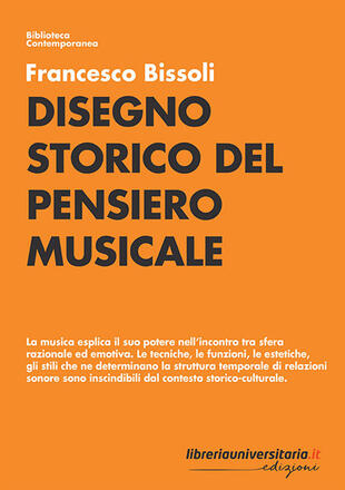 copertina Disegno storico del pensiero musicale