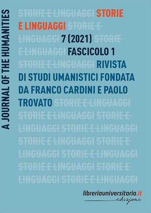 copertina Storie e linguaggi. Rivista di studi umanistici (2021). Vol. 1