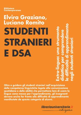 copertina Studenti stranieri e DSA. Extra-lingua: uno strumento didattico per comprendere le difficoltà di apprendimento negli studenti stranieri