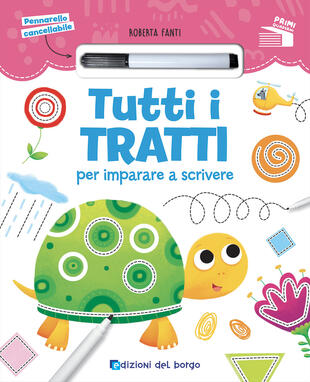copertina Tutti i tratti per imparare a scrivere. Con pennarello cancellabile
